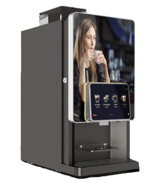  RXFSP Smart Commercial Fully Automatic Table type Self Coin  Payment 3 Flavor Instant Hot Coffee Vending Machine Tea Milk : Industrial &  Scientific